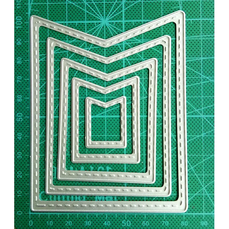 

5pcs Metal Cutting Dies New 2019 Fishtail Banner Tags Stencils for DIY Scrapbooking Paper Card making Decor Craft Embossing Dies