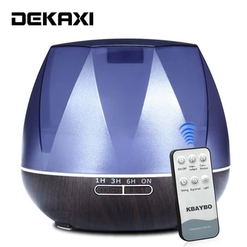 

DEKAXI 550ml Ultrasonic Cool Mist Humidifier Air Humidifier Essential Oil Diffuser LED Night Light for Office Living Room