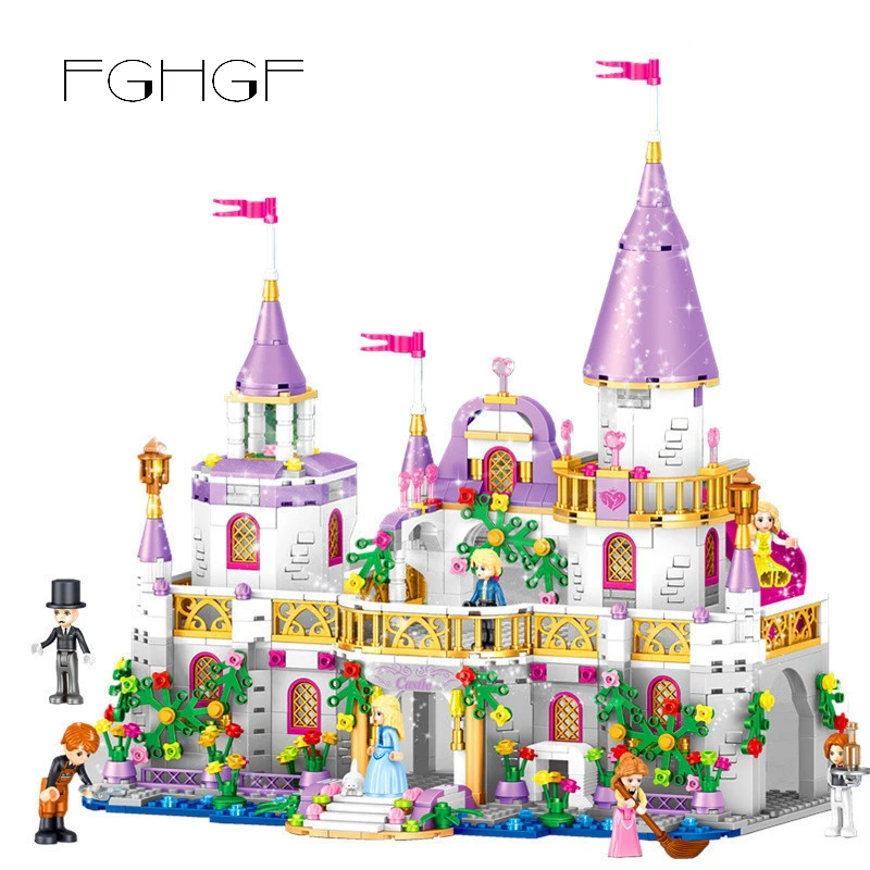 

731pcs Legoings Friends Princess Windsor's Castle DIY Model Building Blocks Kit Toys Girl Birthday Christmas Gifts
