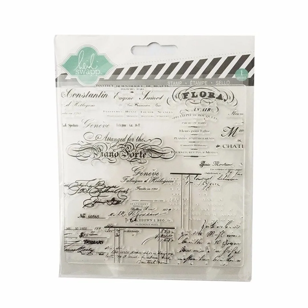 1pc Flora City Design Rubber Stamp for Scrapbooking DIY Decorative Crafts Card  Silicone Stamp  Stamps