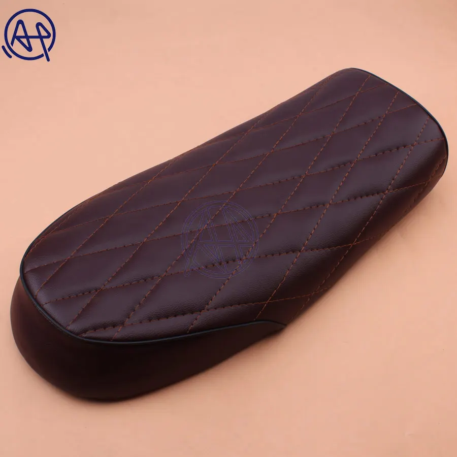 Motorcycle Seat PU Leather Vintage Seat Flat Saddle for CG125 GN CG CB200 CB350 CB400SS CB500 CB750 SR400 SR500 XJ XS Motorcycle Seat PU Leather Vintage Seat Flat Saddle for CG125 GN CG CB200 CB350 CB400SS CB500 CB750 SR400 SR500 XJ XS