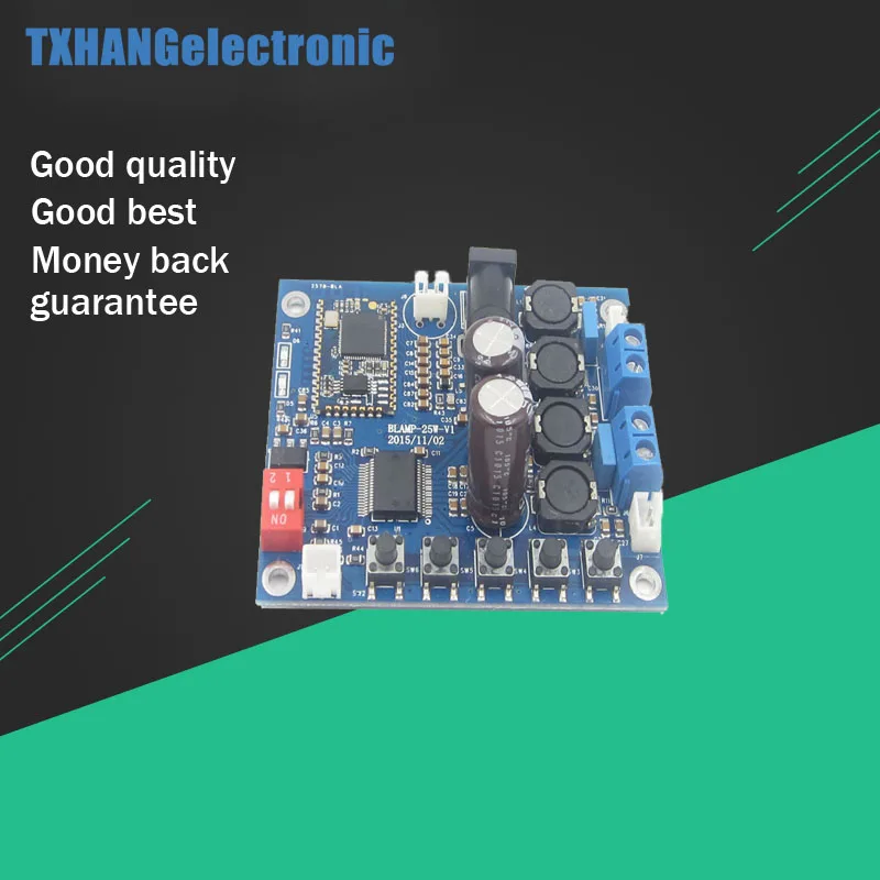 

Digital Bluetooth CSR4.0 Audio Receiver Amplifier Board Module TDA7492P 25W+25W