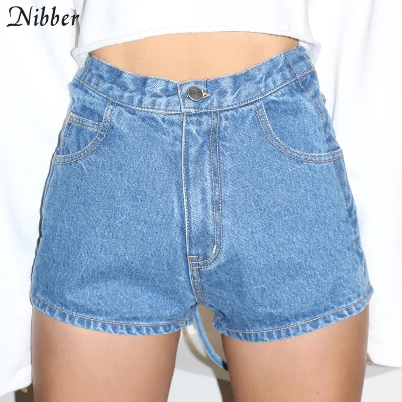 Nibber 2019 spring hot sale women denim mini shorts summer new fashion beach Casual vacation Street style Solid bandage shorts Nibber 2019 spring hot sale women denim mini shorts summer new fashion beach Casual vacation Street style Solid bandage shorts