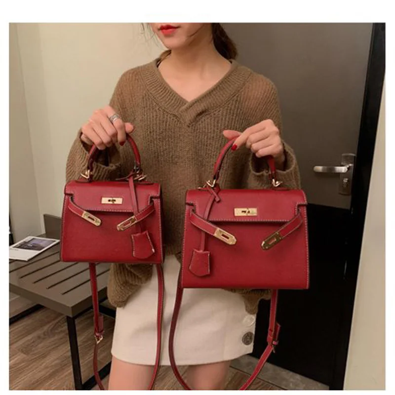 

Luxury Handbags Women Bags Designer PU Messenger Bag Woman Flap Bag Temperament Handbag Fashion Wild Mini Shoulder Messenger