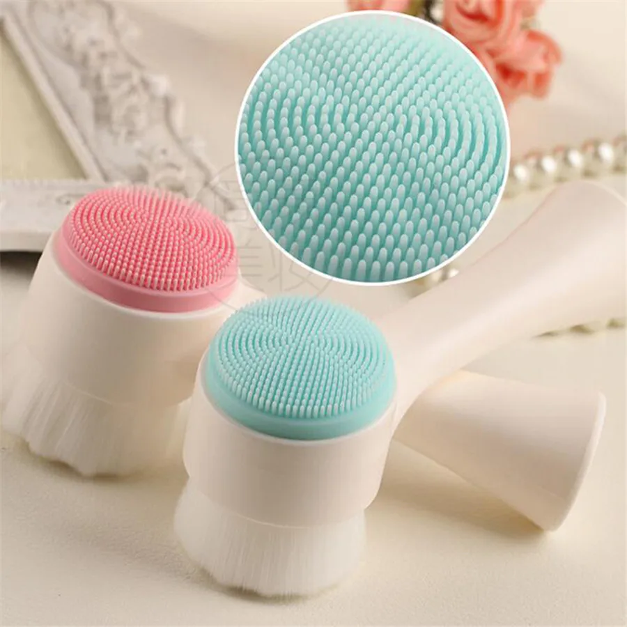 

Pore Cleasing Face Cleaner Blackhead Removal Facial Brush Soft Cleansers Massager Skin Care Wash tools Facial Care Beauty Brush