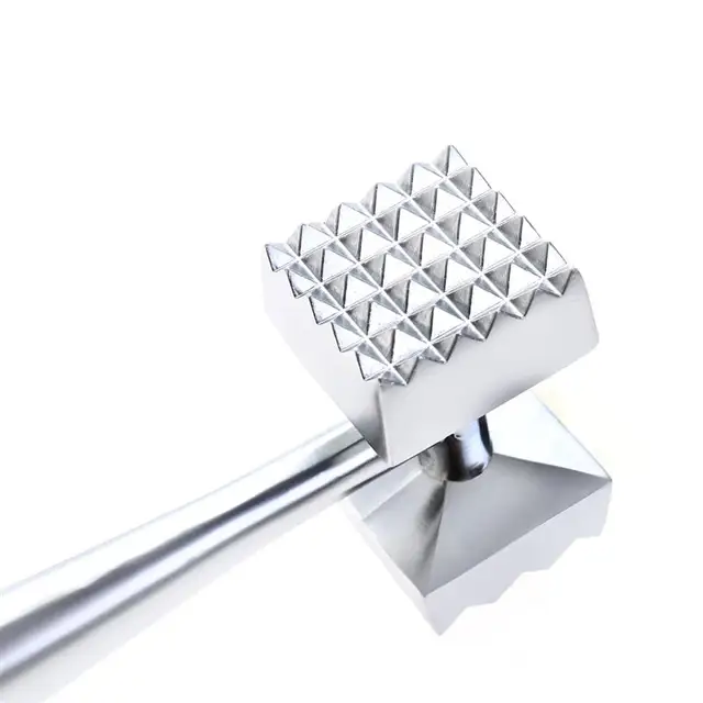 WINOMO 22cm Long Double-Sided Zinc Alloy Steak Meat Hammer Mallet Meat Tenderizer