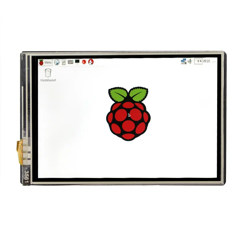 TFT LCD 터치 스크린 디스플레이, 케이스, 방열판, 라즈베리 파이 4B 용, 3.5 인치, 신제품