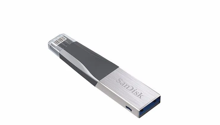 SanDisk OTG USB флеш-накопитель 128 ГБ флеш-накопитель 3,0 флешки двойной интерфейс для iPhone iPad APPLE MFi