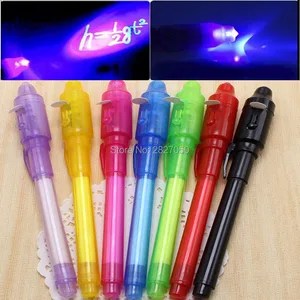 Игрушка для рисования детей 2 в 1 УФ черный свет Combo Творческий невидимые чернила волшебная ручка обучающая живопись инструменты инструмент - изображение