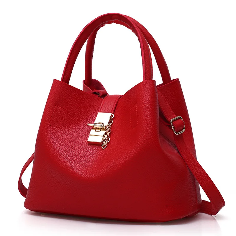 

2019 Vintage Women's Handbags Famous Fashion Brand Candy Shoulder Bags Ladies Totes Simple Trapeze Women Messenger Bag