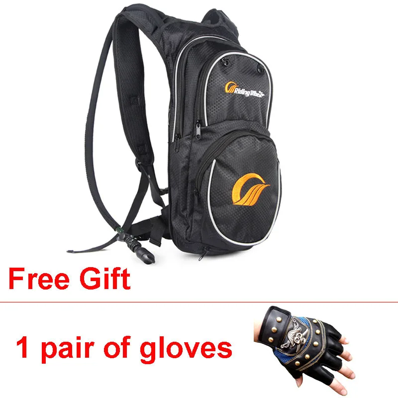 

Motorcycle Bag Breathable Bolsa Mochila Light Reflective Backpack with Quick Drinking System Water Bag for Riding Running Sport