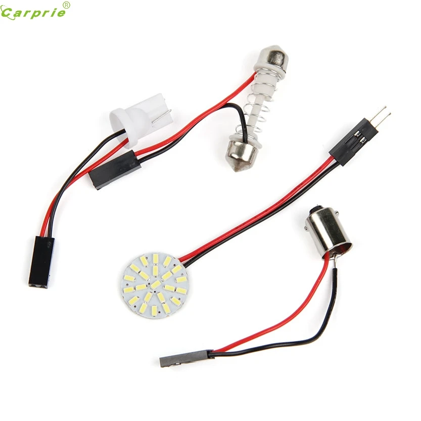

22 SMD Round Reading Light Panel T10 Dome BA9S W5W C5W 22 LED Bulb Light drop shipping