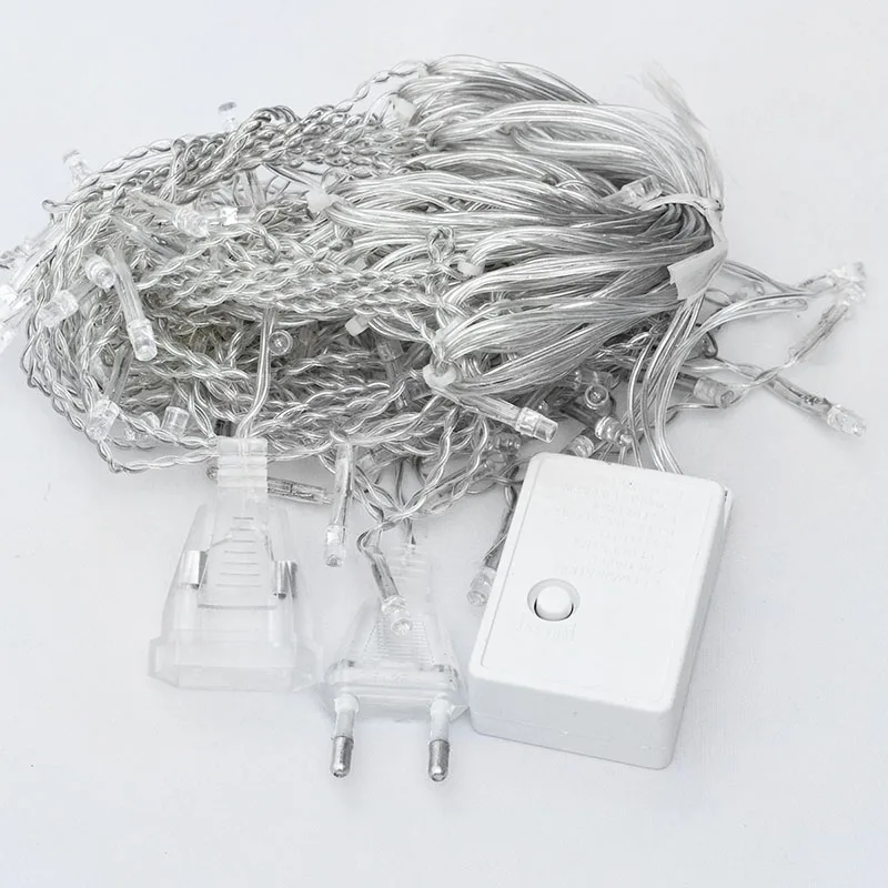

Waterproof LED Ice string Light 3M 100-LED EU Plug(AC 220V), free shipping for Christmas