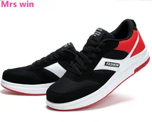 New 2018 Men Shoes Zapatos Outdoor Running Shoes Mesh Fight Color Flat Jogging Tactics Classic Sport Shoes