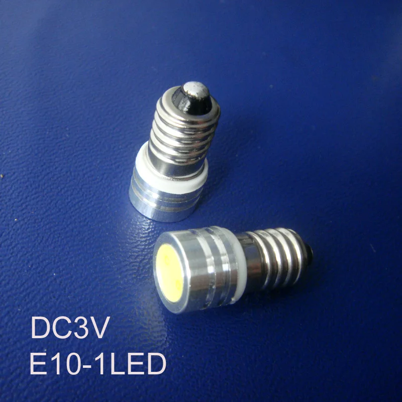 

High quality 3Vdc Led E10 bulb,COB 0.5w 3V E10 Led Warning Light,Led Signal Light,Led Instrument Light free shipping 10pcs/lot