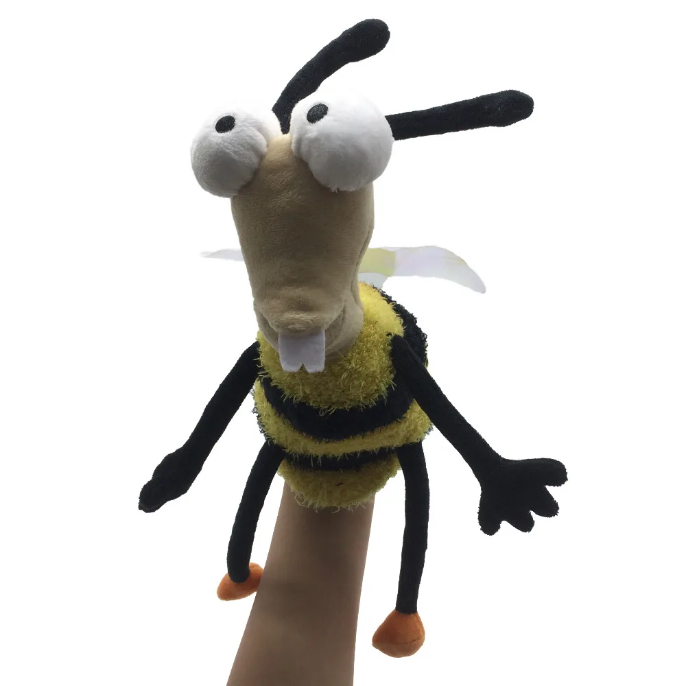

Children Animals Hand Puppet Toy Classical Kawaii Hand Puppet Novelty Cute Bee Muppet Plush Dolls Gift Kids Dolls & Stuffed Toys