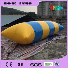 Free Shipping 8*3m Inflatable Water Blob Blob Jump Water Toys Water Blob Jumping Bag Inflatable Aqua Trampoline