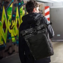 Anti-Theft Waterproof Camouflage Printing Men Backpacks Laptop Buckle Women Back Pack Travel Bagpack School Bag for Boys