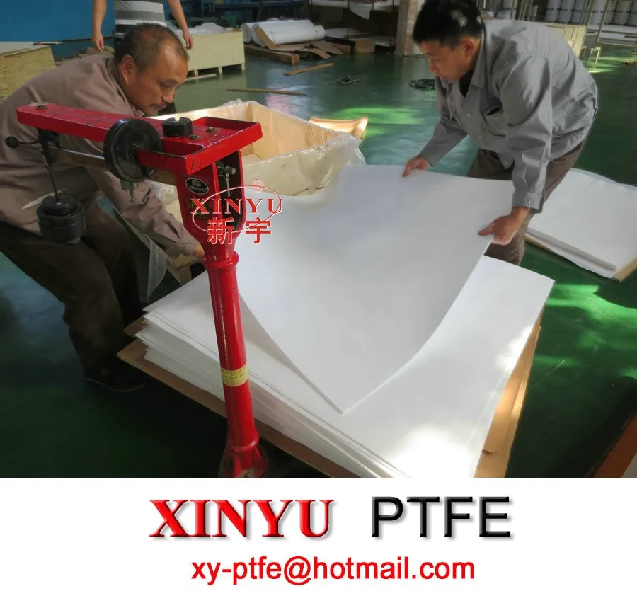 

100% virgin PTFE Sheet, Skived PTFE Sheet, Thickness 1.0-5.0mm