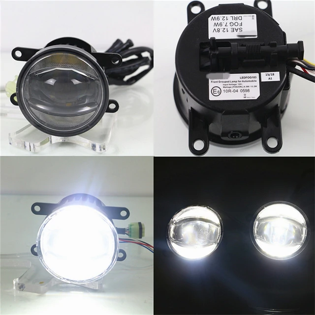 Car Flashing Safety Driving lights 2pcs 3.5 Inch Fog Lamp For Citroen