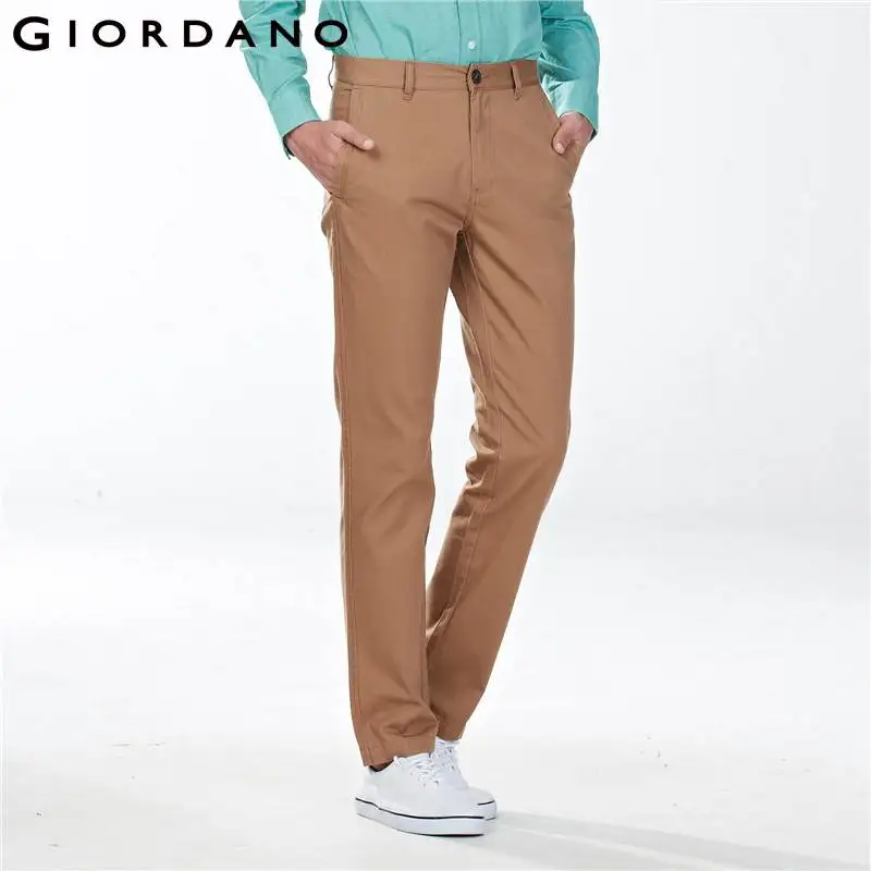 Buy Giordano Men Brand Khaki Pants Slim Fit Quality