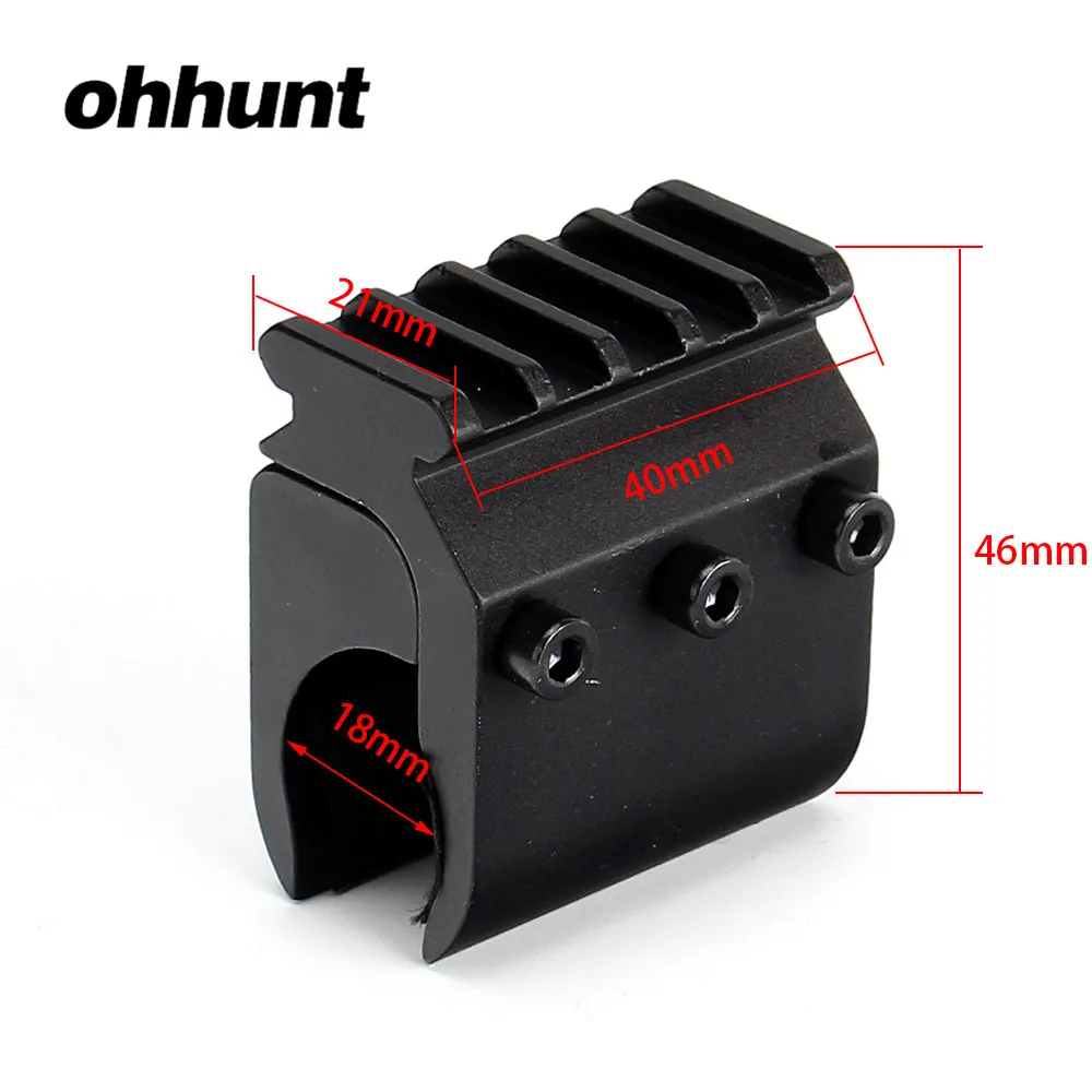 

ohhunt 20mm Weaver Picatinny Rail Base Adapter Rifle Barrel Mount Hunting Scope Converter Laser Sight Flashlight Mounts