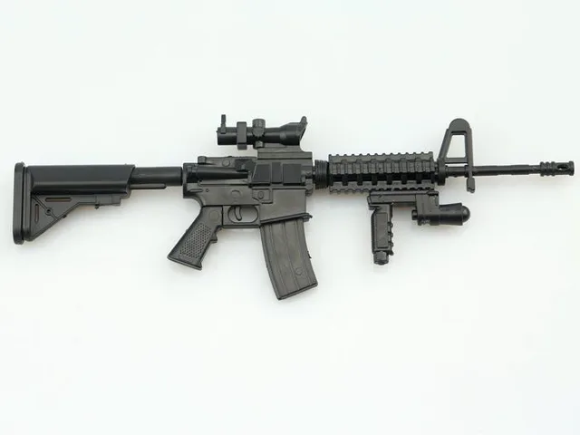 1/6 MK18 Carbine Assault Rifle Gun Plastic Assemble Firearm