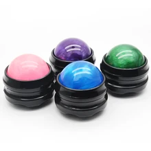 Массажный ролик для самостоятельного массажа, ручной массажер для всего тела для облегчения боли в мышцах, не трение, роликовый глубокий массаж тканей