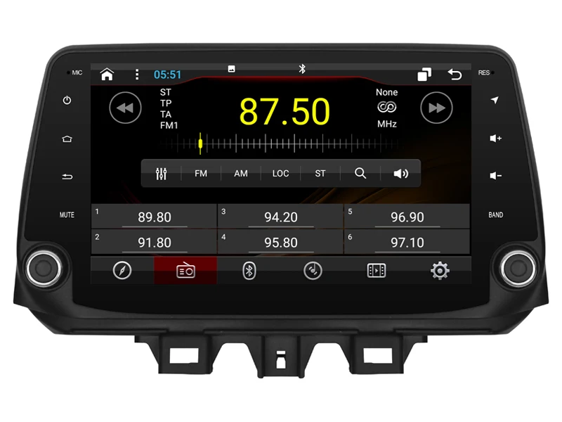 Best OTOJETA DSP stereo carplay android 8.1 car radio for Hyundai tucson IX35 car accessories bluetooth Gps navigation tape recorder 4