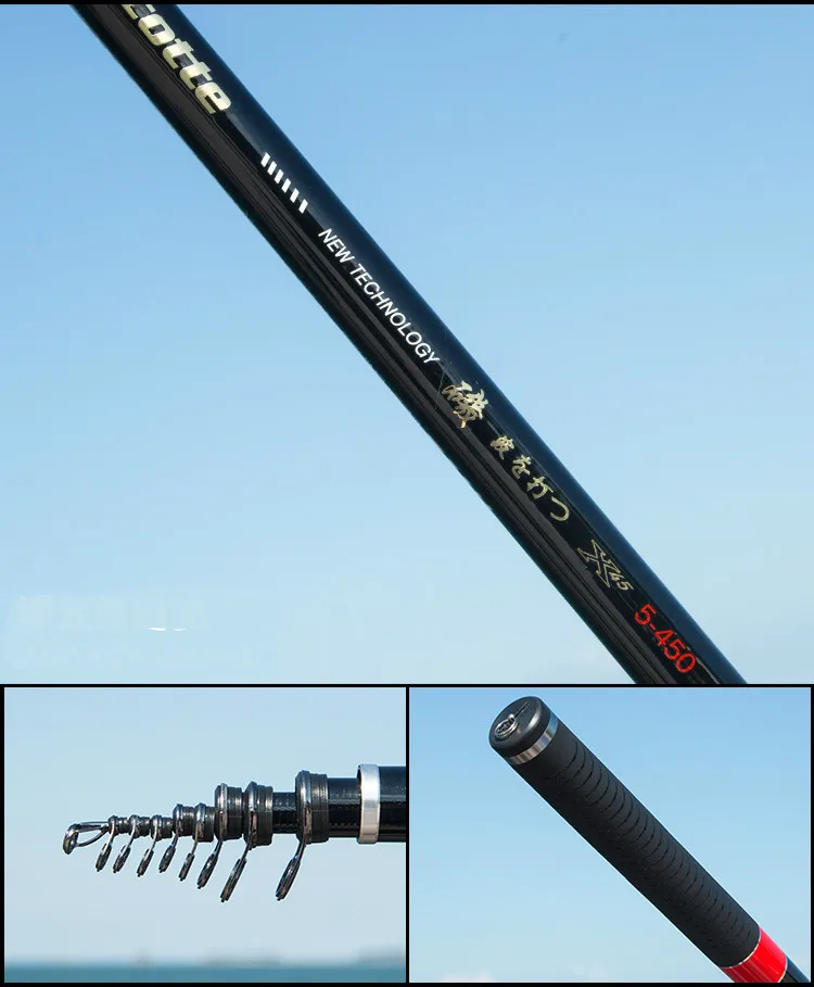 Carbono De Pesca Pólo Mão e Mar