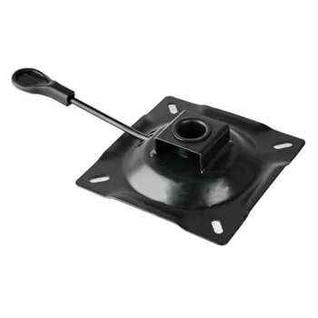

Office Chair Gas Lift Square Swivel Plate Computer Chair Metal Parts Accessory