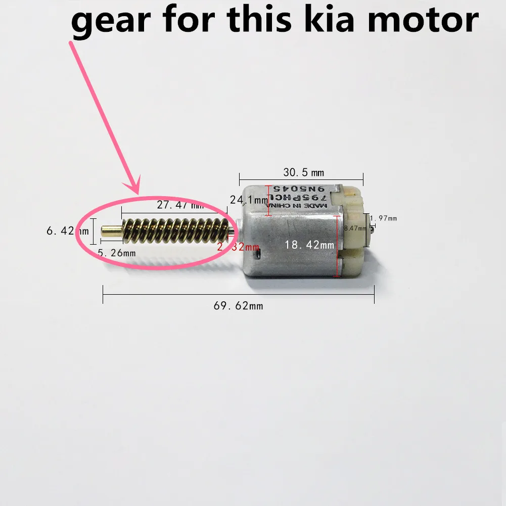 M0.65 медная червячная передача для KIA Sedona карнавальный Автомобильный Замок для hyundai Entourage для KIA Sorento