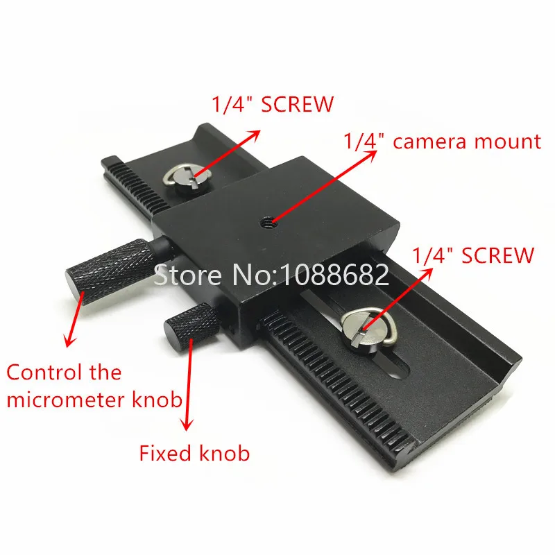 Tripod Monopods Macro 2 way Focusing Rail Slider Movable for Plate Quick Release Plate 14 Screw DSLR (1)