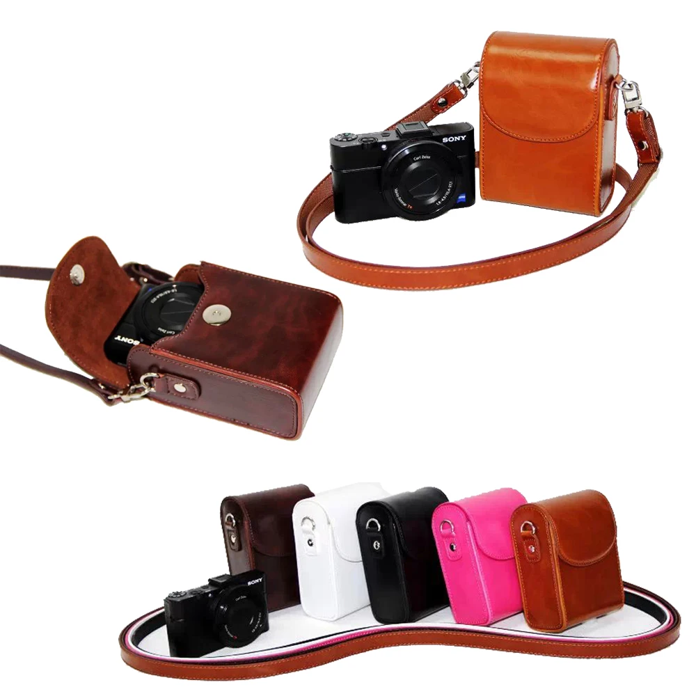 Новый Винтажный чехол из искусственной кожи для камеры Sony FUJI Fujifilm XF1 XQ1 XQ2 F1000EXR F900