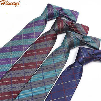 

Hlinayi Man's polyester new arrowhead checked tie