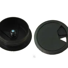 Wkooa 50 мм черный ПК компьютерный стол пластиковые втулки, кабель аккуратный, порт поверхности, провода отверстие крышки