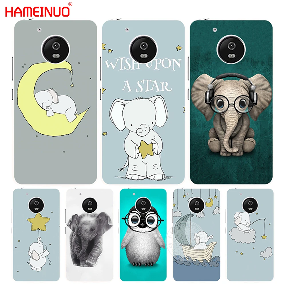 

HAMEINUO Elephant Nursery Art Elephant case cover for Motorola Moto G6 G5 G5S G4 PLAY PLUS ZUK Z2 pro