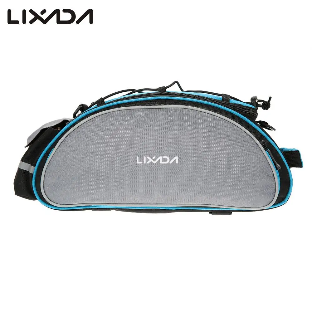 Lixada 13L сумки для велоспорта на открытом воздухе, велосипедная стойка, сумка на сиденье, задний багажник, Паньер, сумка на заднее сиденье, сумка для велосипеда, сумка на заднее сиденье