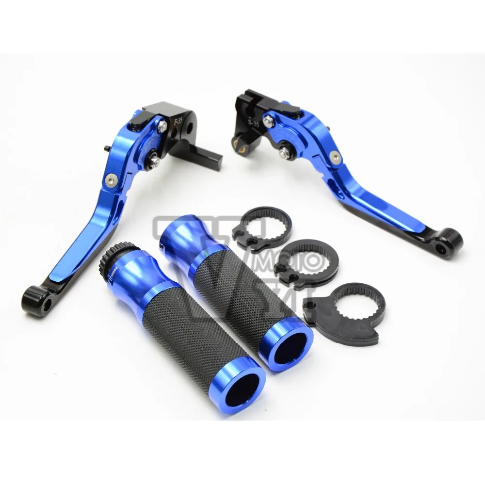 

Universal 22mm motorcycle Brake Clutch Levers&Handlebar Hand Grips For Suzuki GSXR GSX-R 600 750 1000 K1 K2 K3 K4 K5 k6 k7 97-12
