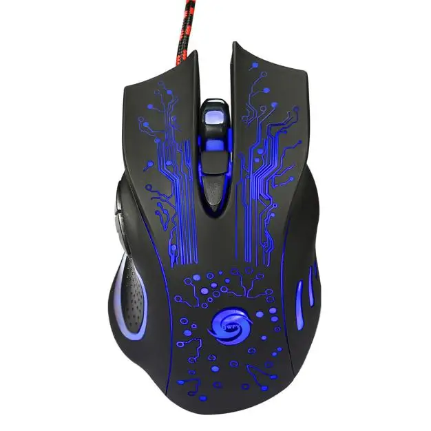 

6 Button 5500 DPI LED Optical USB Wired Gaming PRO Mouse Computer Mice For PC Laptop 6A30 Drop Shipping