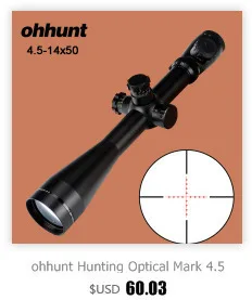 Ohhunt CL 5-20X50 FFP тактические оптические прицелы первый фокальный самолет красный зеленый с подсветкой Стекло Сетка с блокировкой сброса прицел