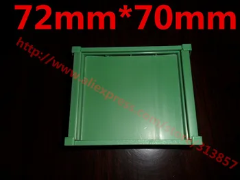 

5 Pcs Free shipping circuit board rail mounting 72mm * 70mm PCB module + PCB bracket adapted to DIN Rail mounting adapter