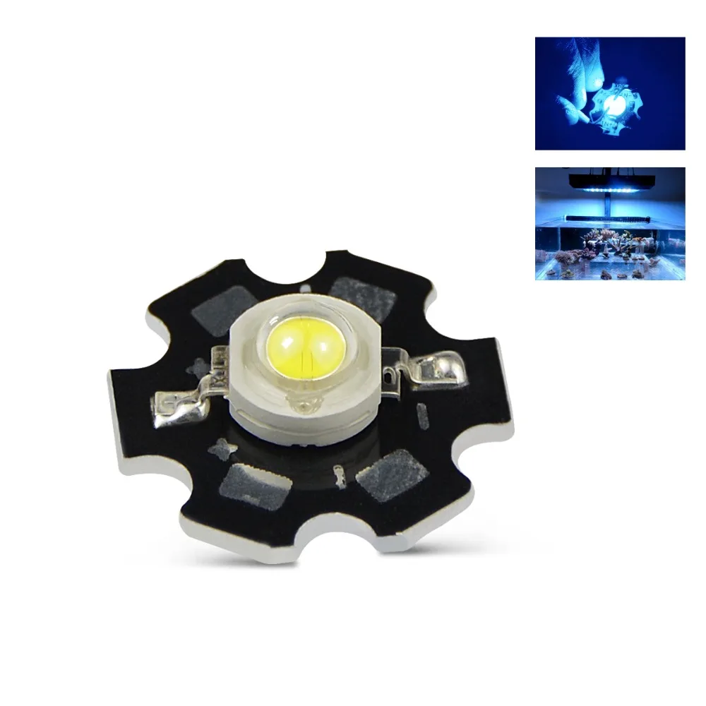 

AIMENGTE 1W/3W Led Diode High Power Light Led Lamp Aluminum PCB Heat Sink 3.2V-3.4V DIY UV light Full Spectrum LED Bulb