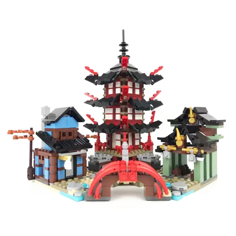 737Pcs Ninja Temple of Airjitzu Ninjagoes Smaller Version Sets Compatible Legoings font b Toys b font