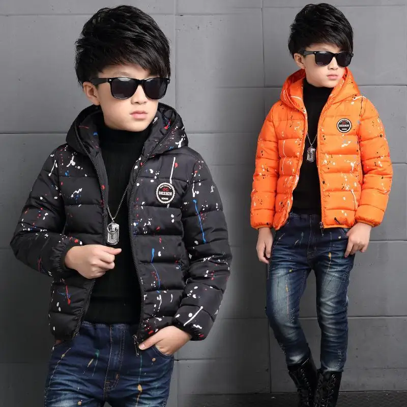 2018 New Fashion Colourful Cotton Boys Clothes Solid White Duck Down ...