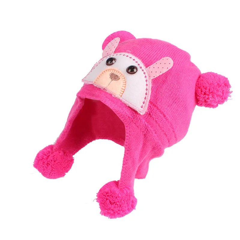 Crochet Baby Beanie Hat Warm Baby Winter Pompon Hat Cotton Soft Knitted Pattern Hat For Newborn Winter Hat Baby Girls Clothing (10)