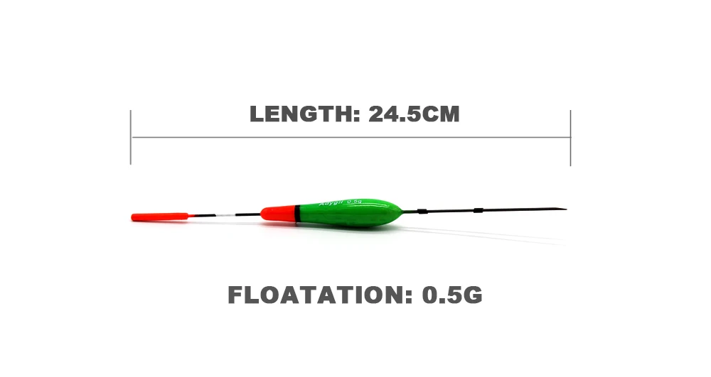 Adygil пробкового дерева поплавок ADWF 005 245 мм Floatation 0,5 г 6 шт./лот