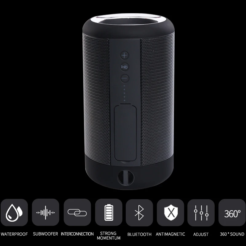 OUKK TWS Bluetooth динамик наружный водонепроницаемый беспроводной Колонка портативный