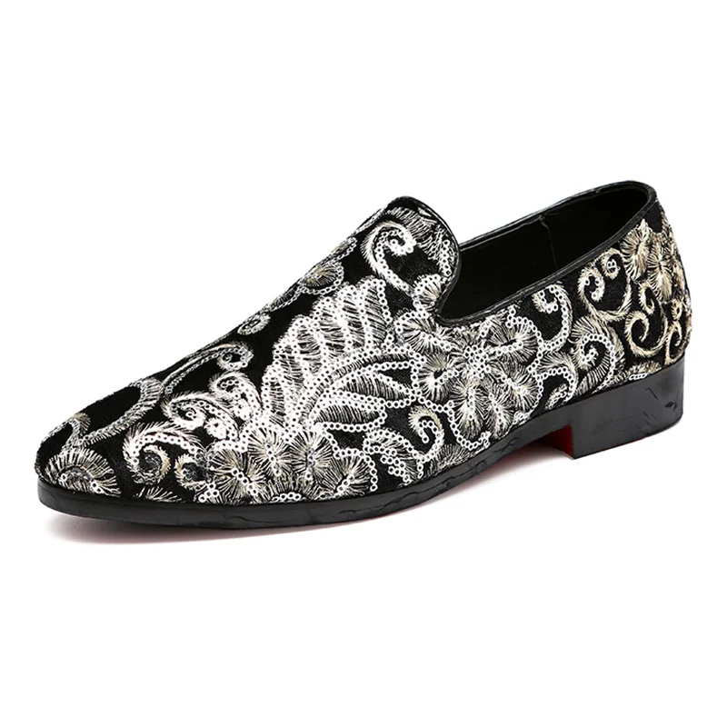 Лоферы размера плюс, блестящие модельные брендовые роскошные дизайнерские туфли для вождения, для взрослых, модная мужская повседневная обувь#107 - Цвет: black