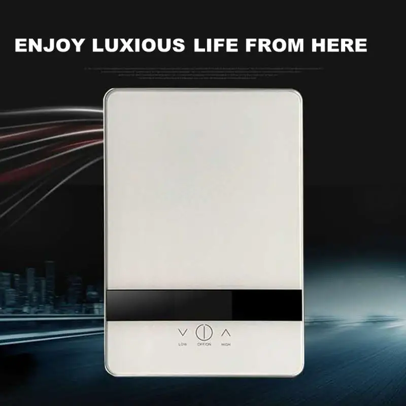 

6500W Electric water heater tap instantaneous hot shower for Bathroom Kitchen sink faucet instant Heating water supply